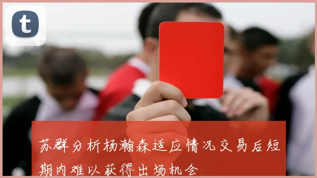 苏群分析杨瀚森适应情况交易后短期内难以获得出场机会