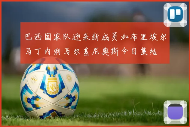 巴西国家队迎来新成员加布里埃尔马丁内利马尔基尼奥斯今日集结